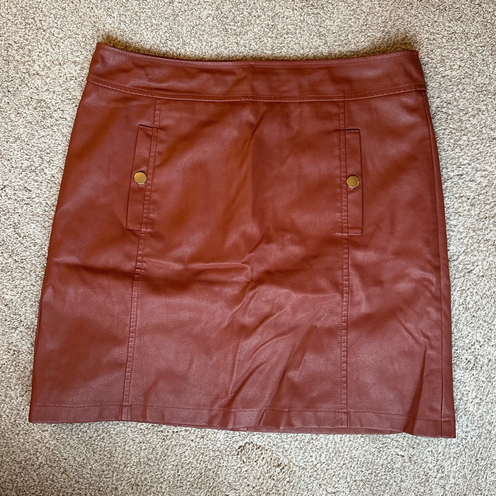 LOFT Rust Pencil Skirt